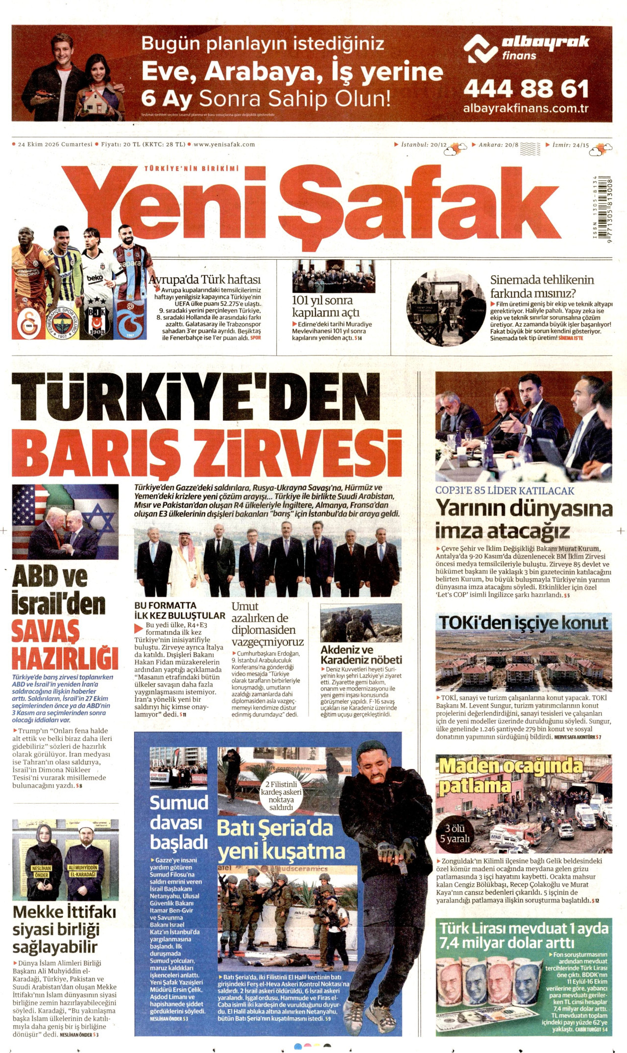 Gazeteler bugün ne yazdı? (24 Ekim) - 8. fotoğraf