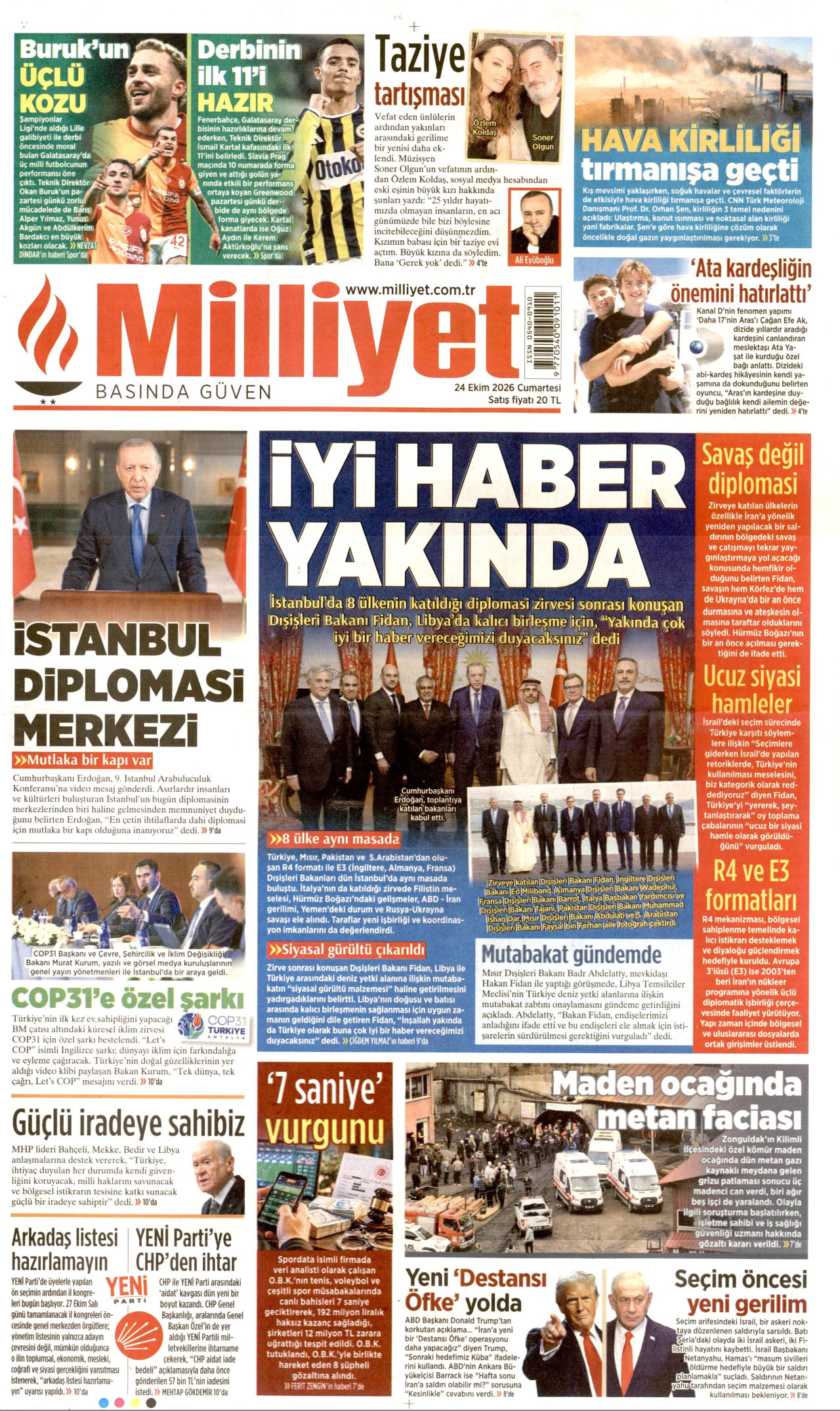 Gazeteler bugün ne yazdı? (24 Ekim) - 11. fotoğraf