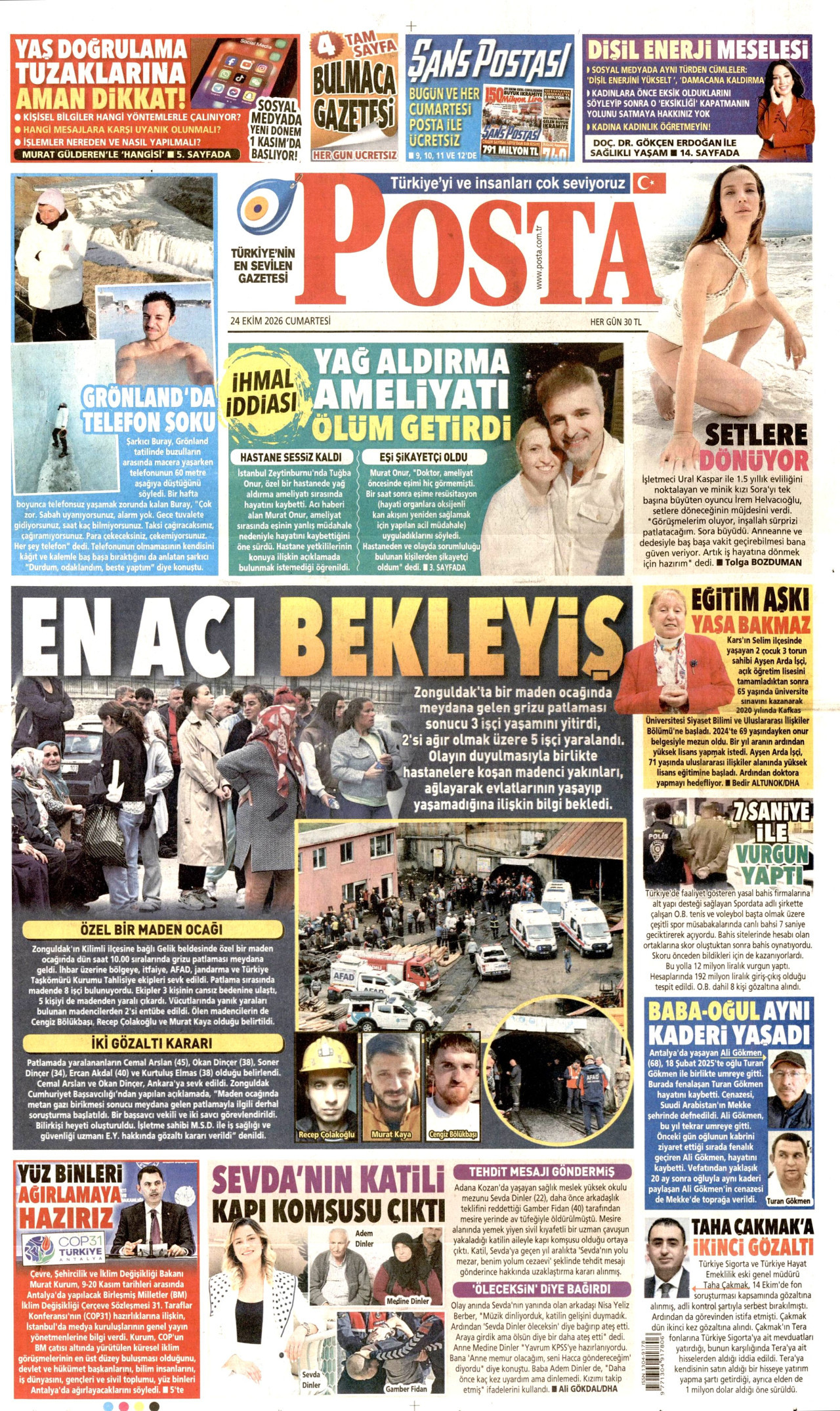 Gazeteler bugün ne yazdı? (24 Ekim) - 10. fotoğraf