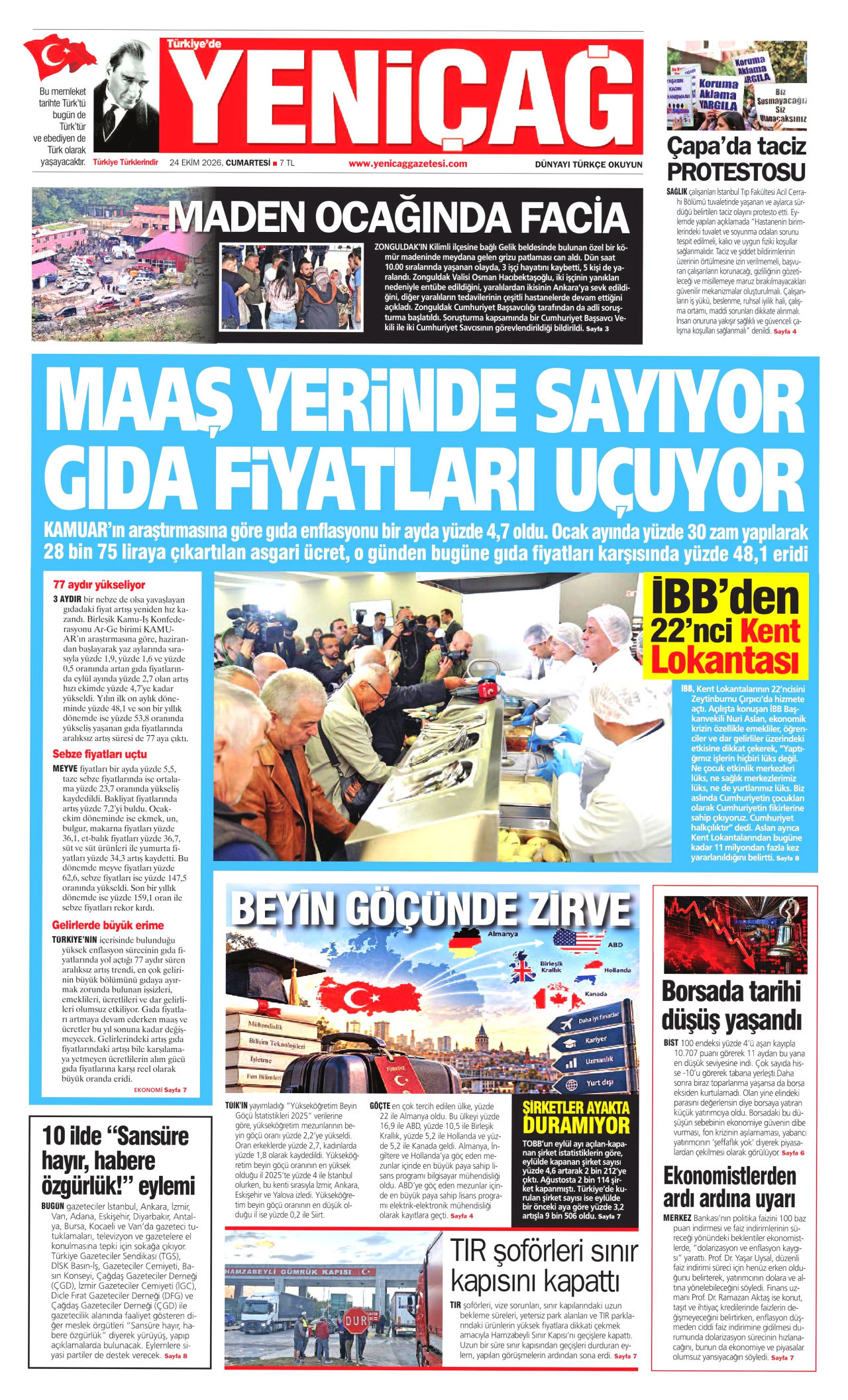 Gazeteler bugün ne yazdı? (24 Ekim) - 2. fotoğraf