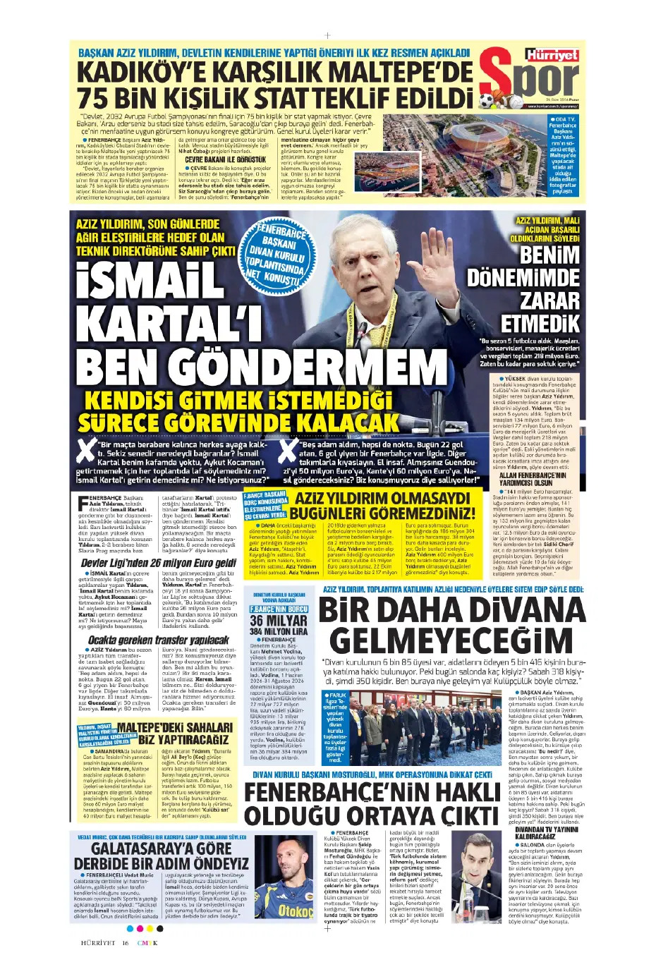 Derbinin kilidi onların elinde | Spor manşetleri - 12. fotoğraf