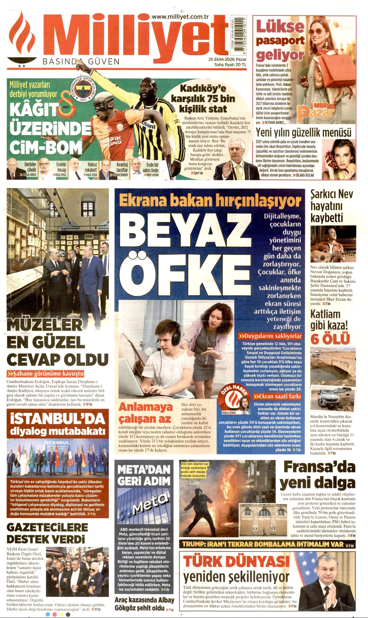 Gazeteler bugün ne yazdı? (25 Ekim) - 10. fotoğraf