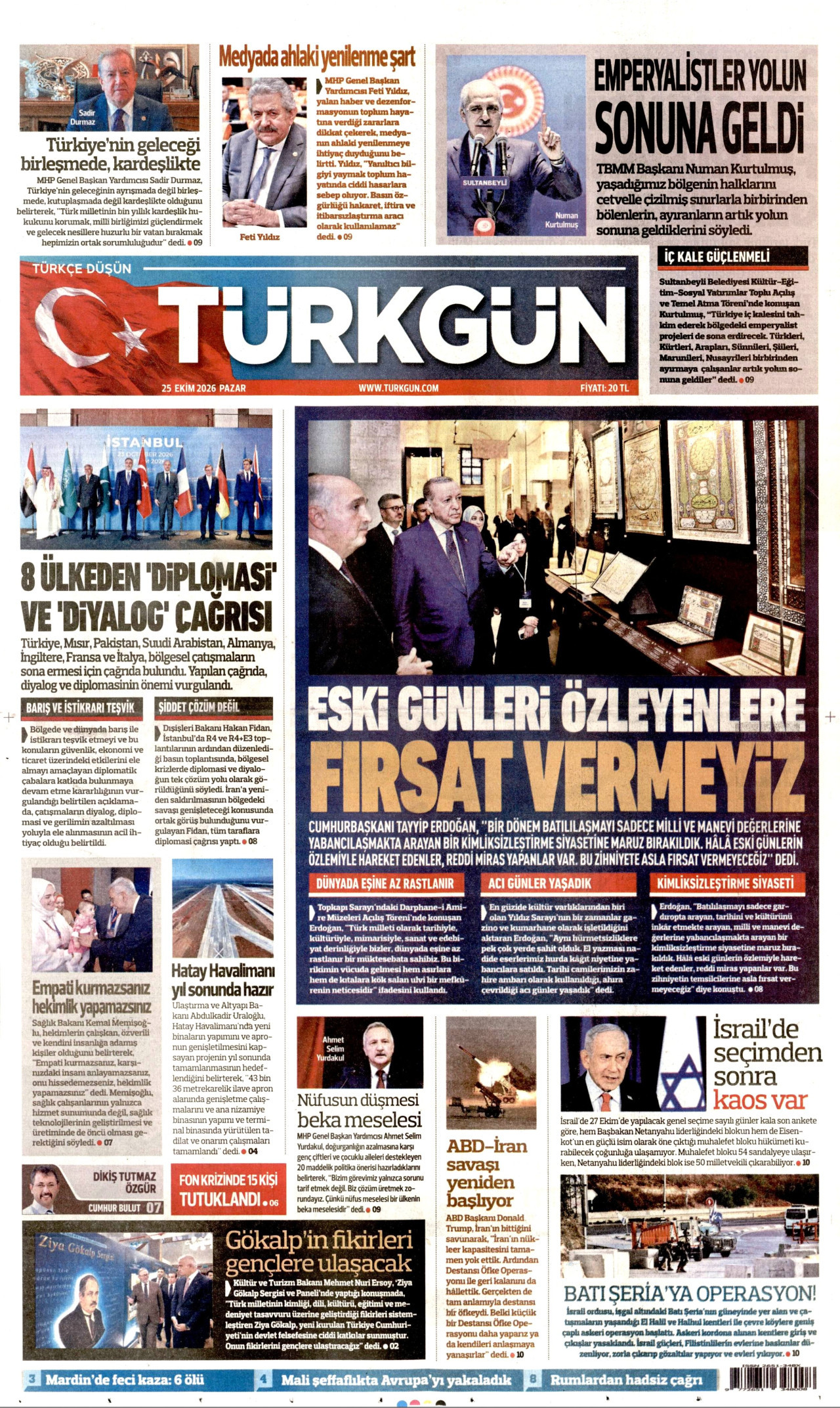 Gazeteler bugün ne yazdı? (25 Ekim) - 8. fotoğraf