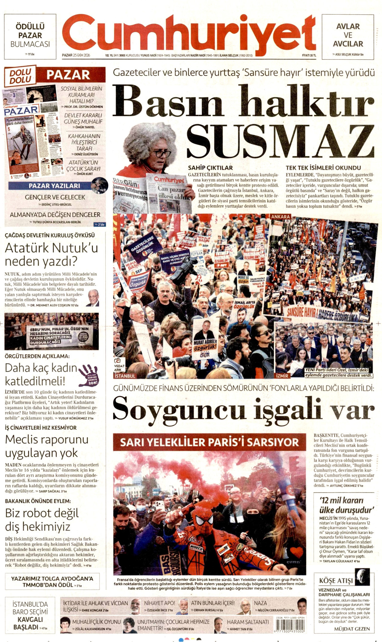 Gazeteler bugün ne yazdı? (25 Ekim) - 4. fotoğraf