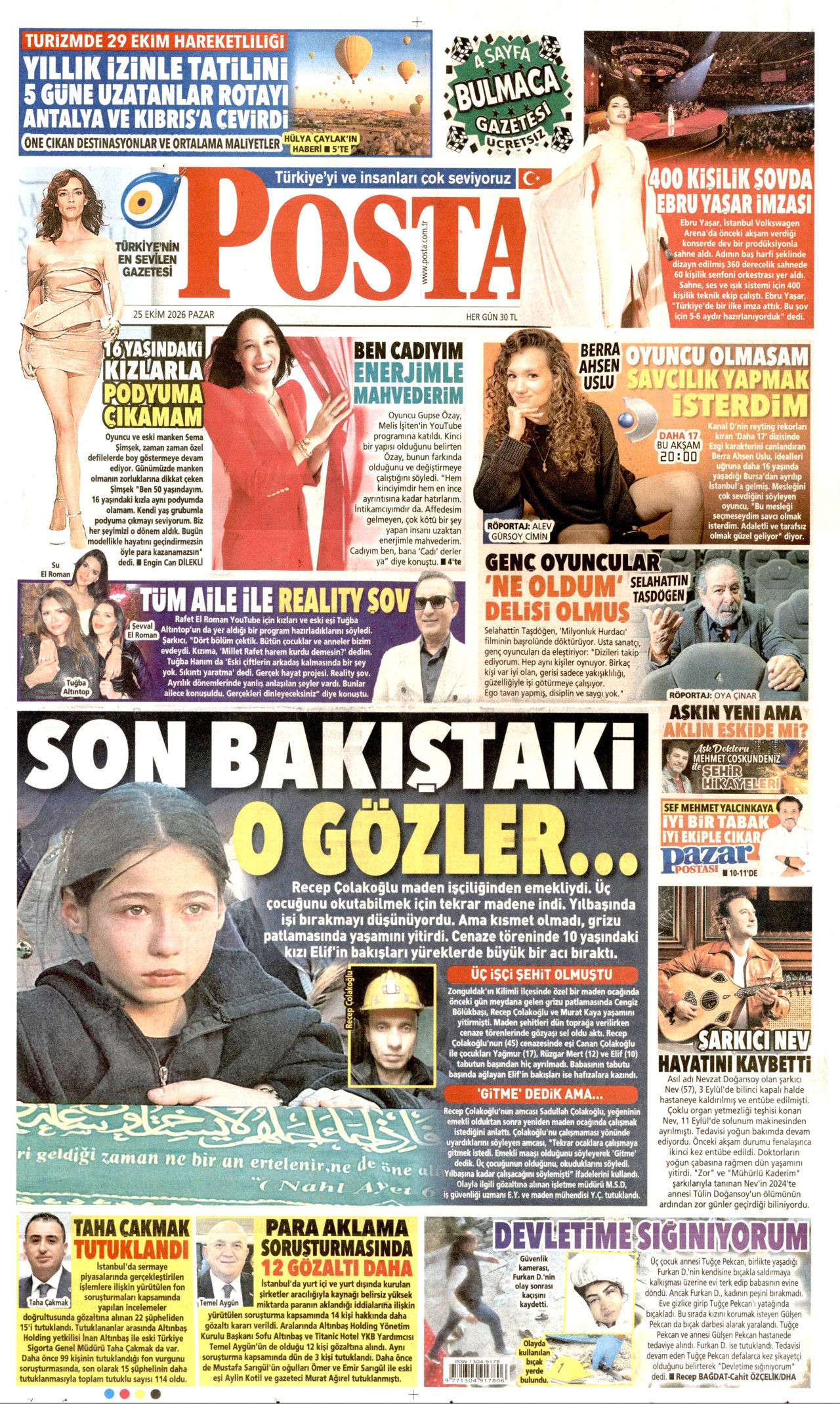 Gazeteler bugün ne yazdı? (25 Ekim) - 11. fotoğraf