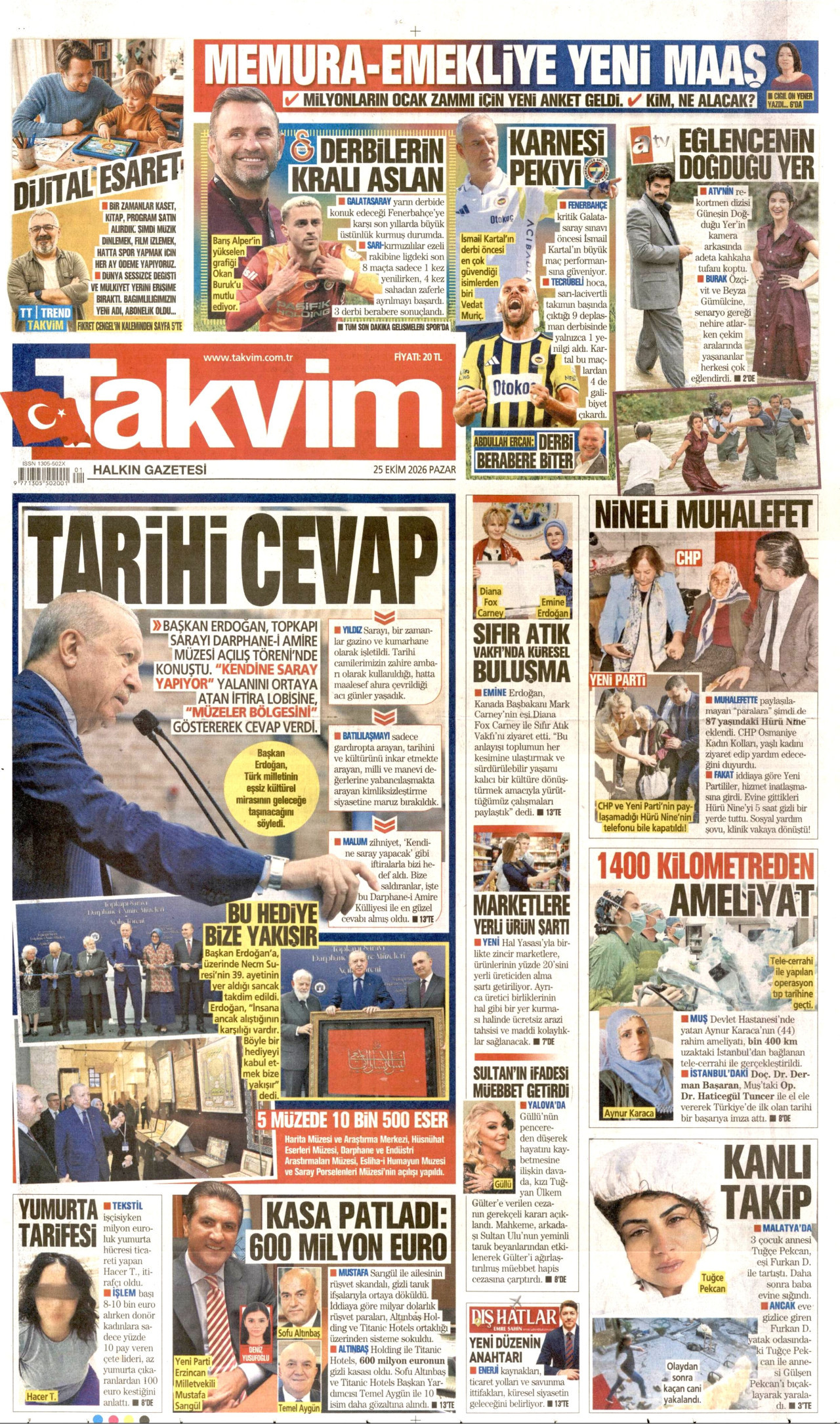 Gazeteler bugün ne yazdı? (25 Ekim) - 7. fotoğraf
