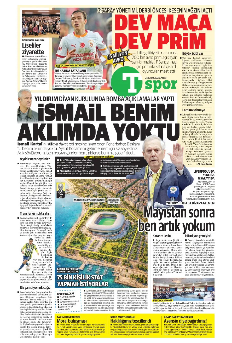 Derbinin kilidi onların elinde | Spor manşetleri - 13. fotoğraf