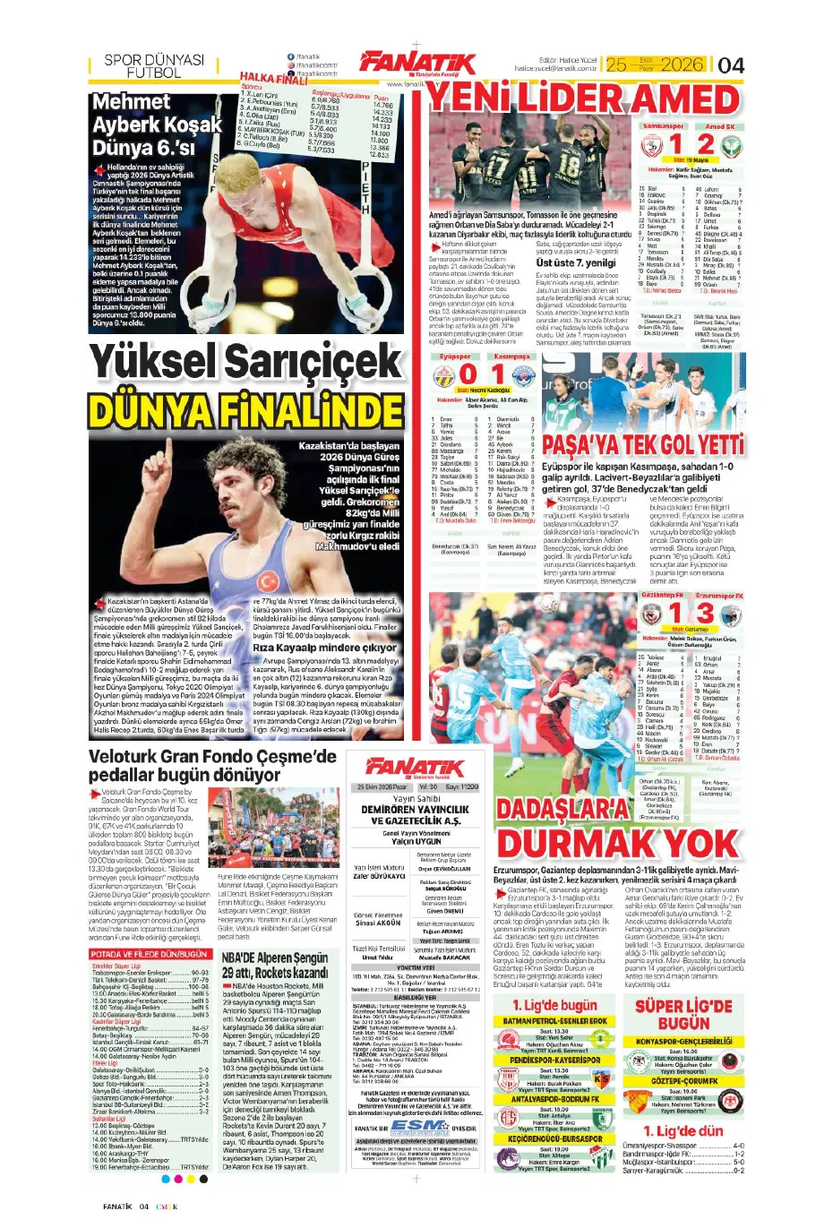Derbinin kilidi onların elinde | Spor manşetleri - 8. fotoğraf