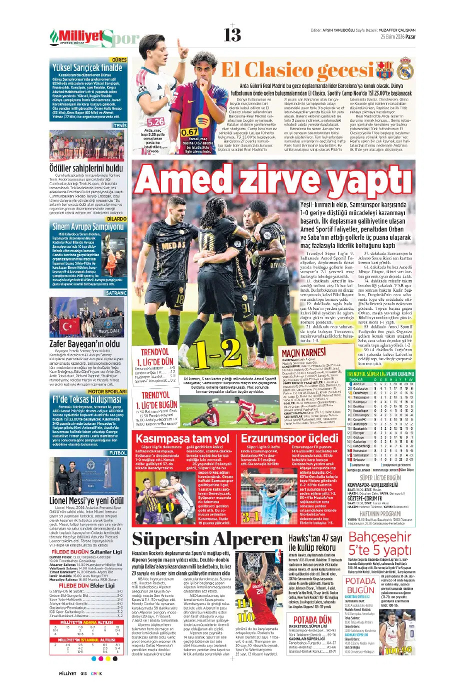 Derbinin kilidi onların elinde | Spor manşetleri - 9. fotoğraf
