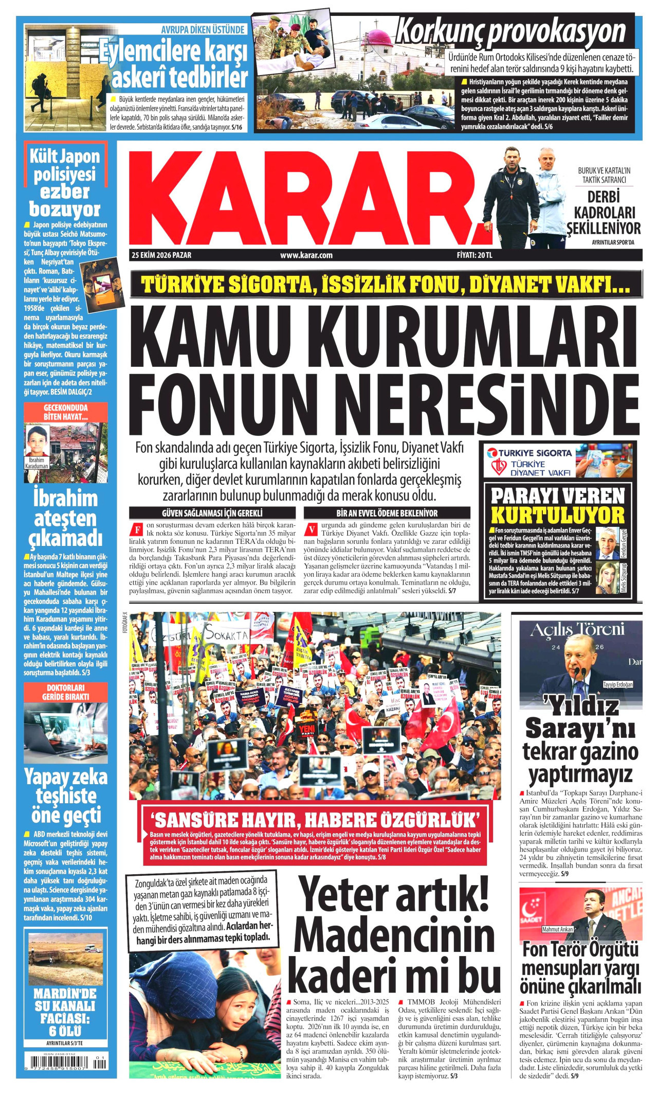 Gazeteler bugün ne yazdı? (25 Ekim) - 6. fotoğraf