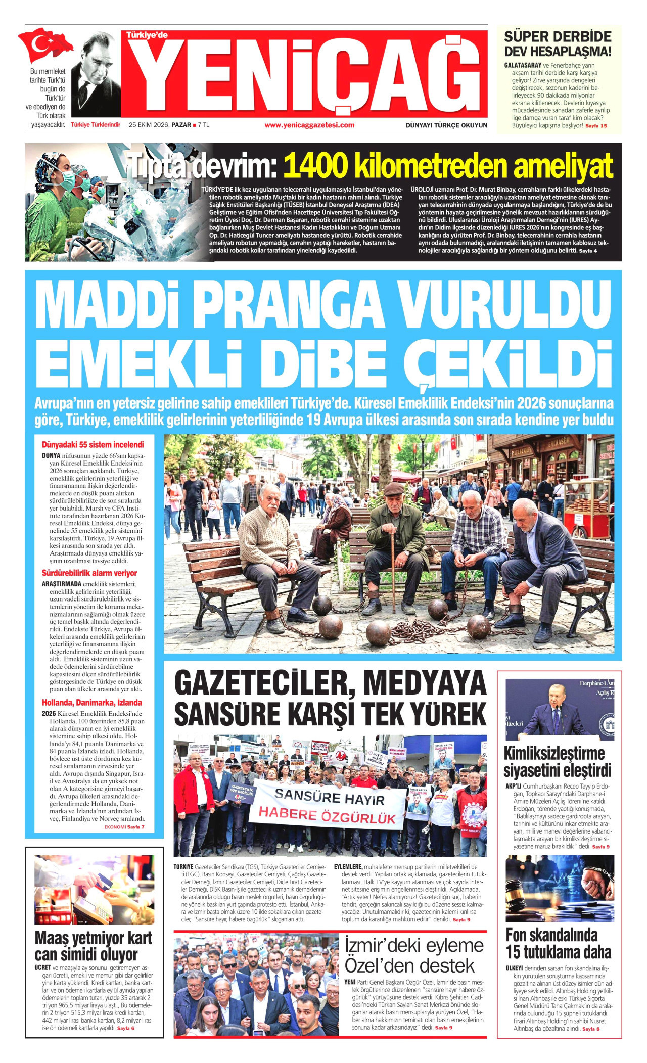 Gazeteler bugün ne yazdı? (25 Ekim) - 2. fotoğraf