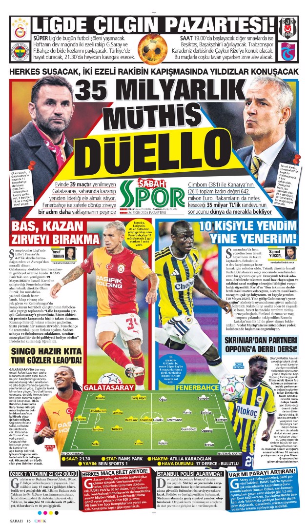 Harbi derbi | Spor manşetleri - 13. fotoğraf