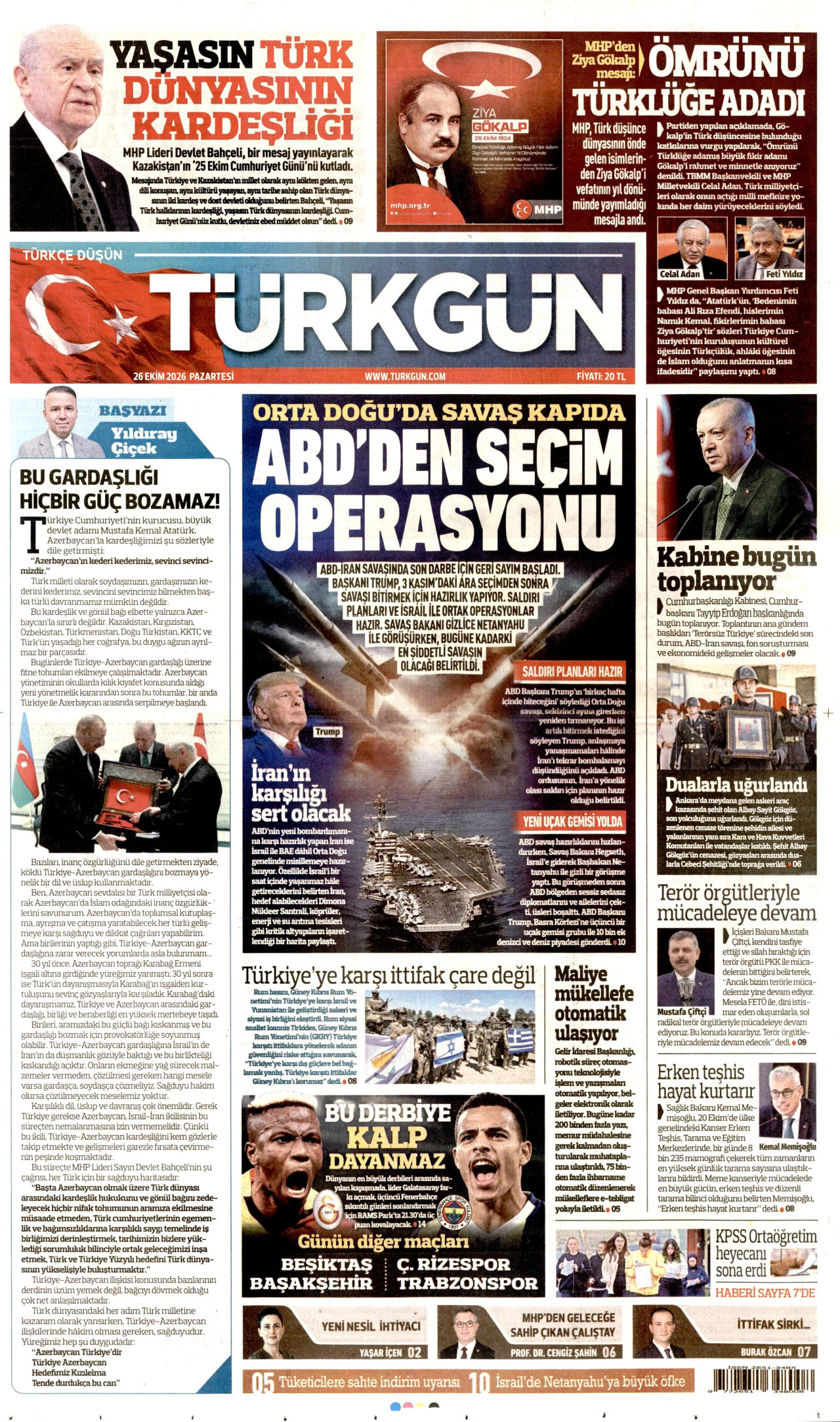 Gazeteler bugün ne yazdı? (26 Ekim) - 10. fotoğraf