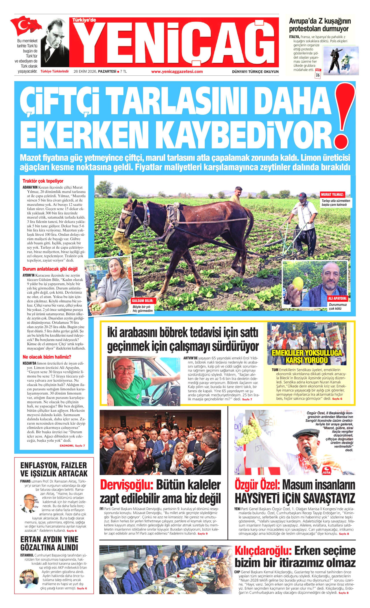 Gazeteler bugün ne yazdı? (26 Ekim) - 7. fotoğraf