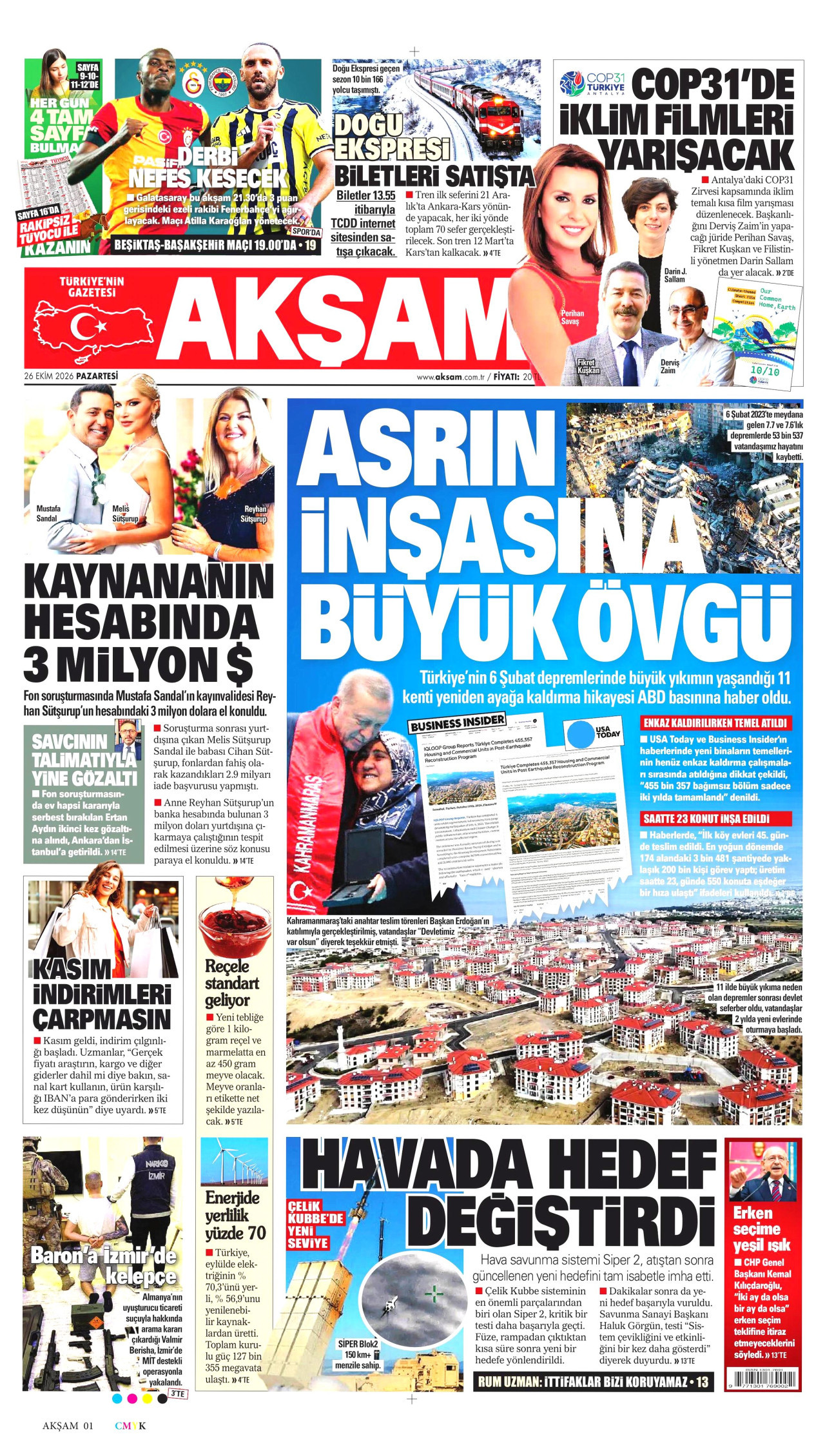Gazeteler bugün ne yazdı? (26 Ekim) - 11. fotoğraf