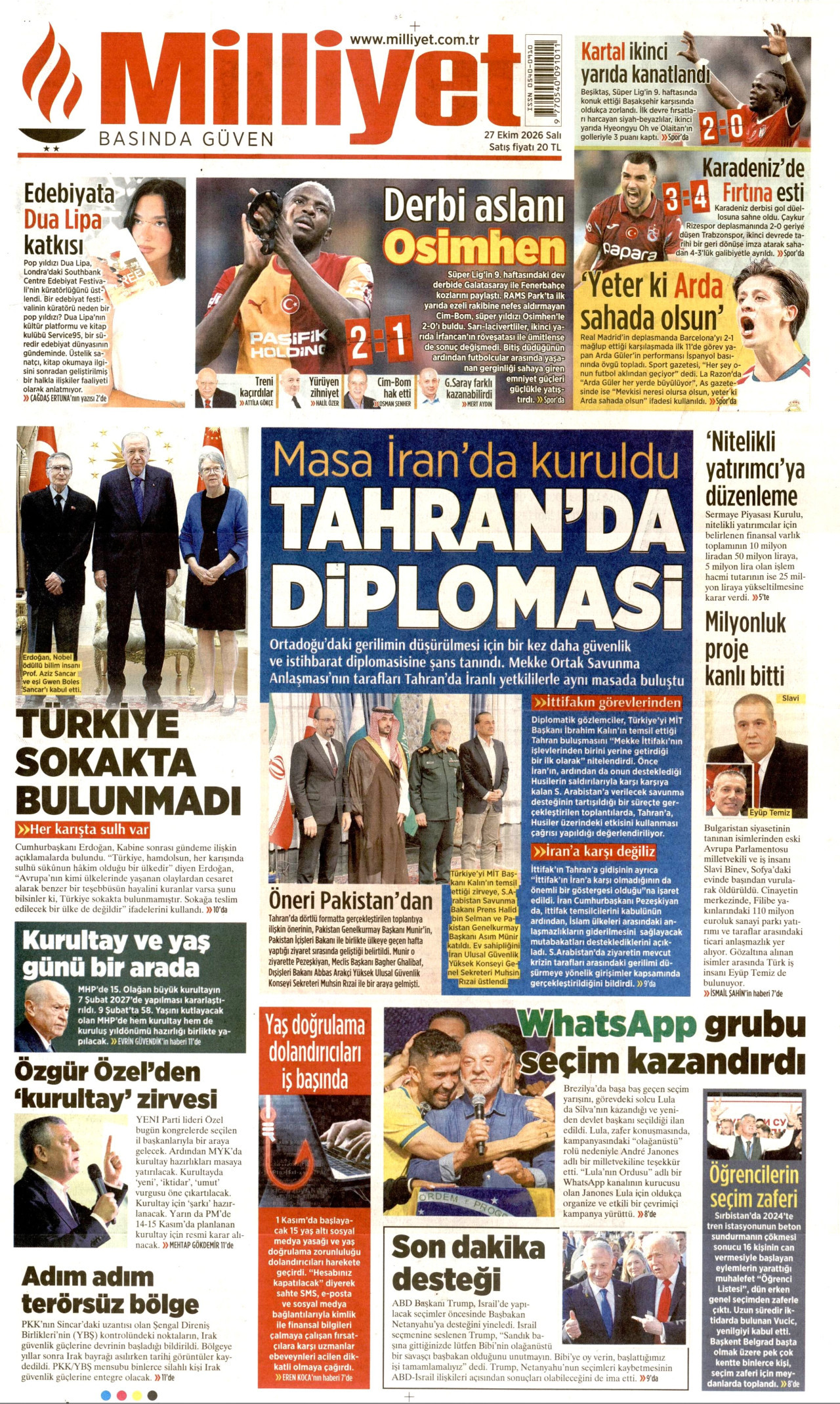 Gazeteler bugün ne yazdı? (27 Ekim) - 5. fotoğraf