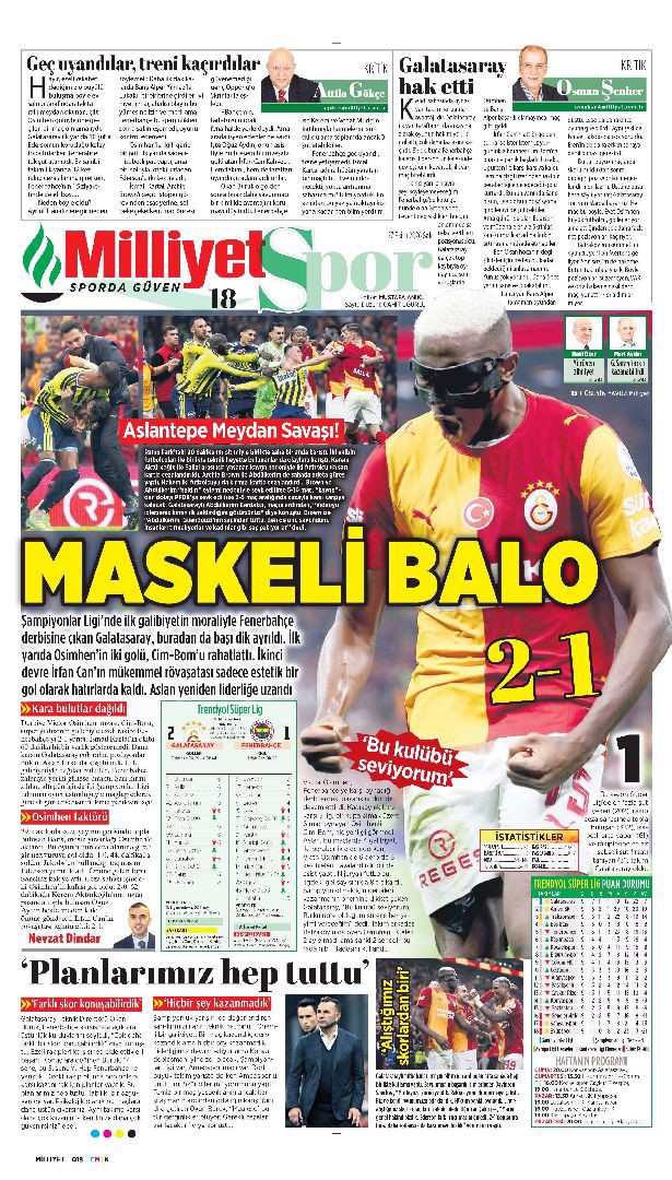 Maskeli Balo | Spor manşetleri - 2. fotoğraf