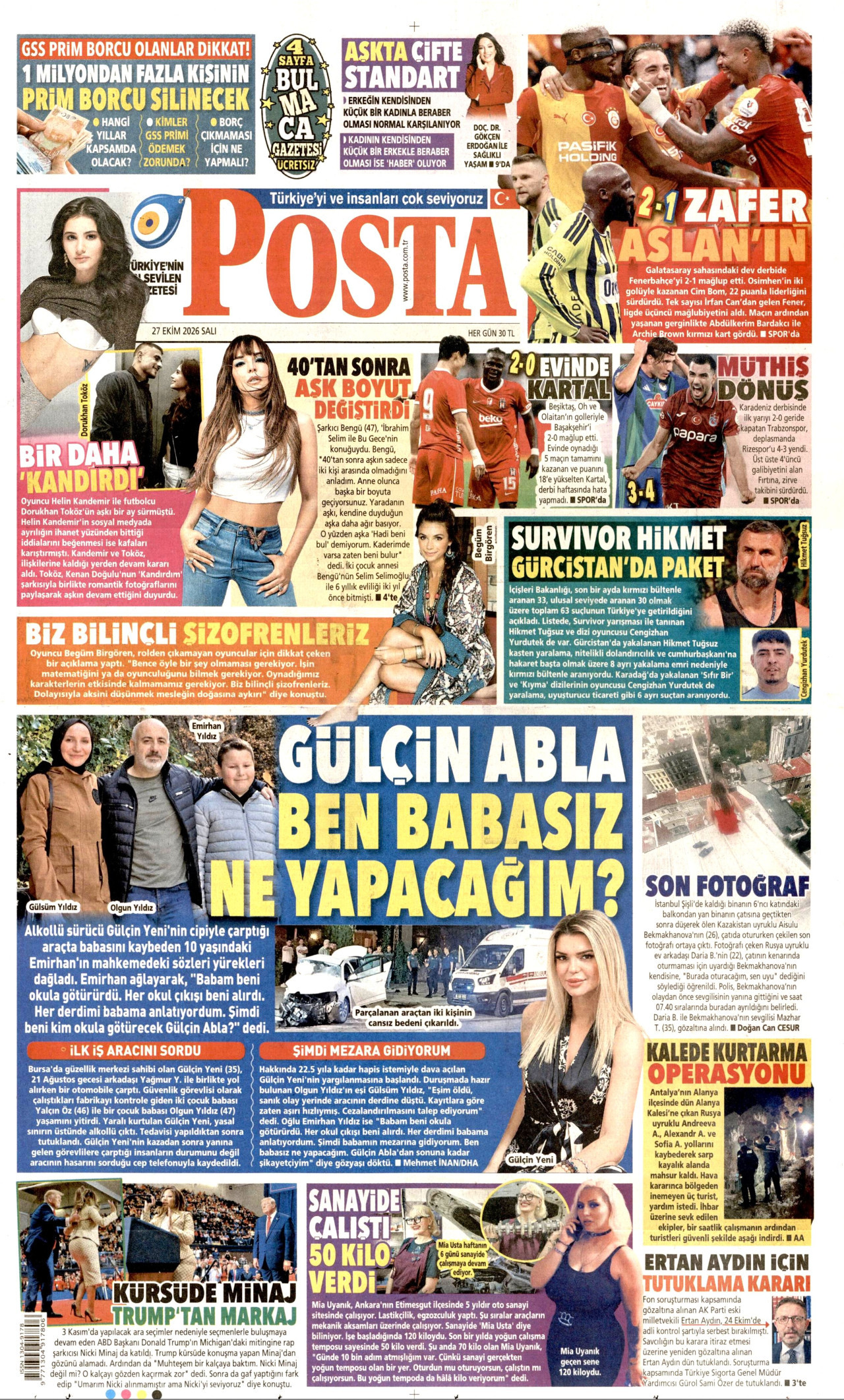 Gazeteler bugün ne yazdı? (27 Ekim) - 6. fotoğraf