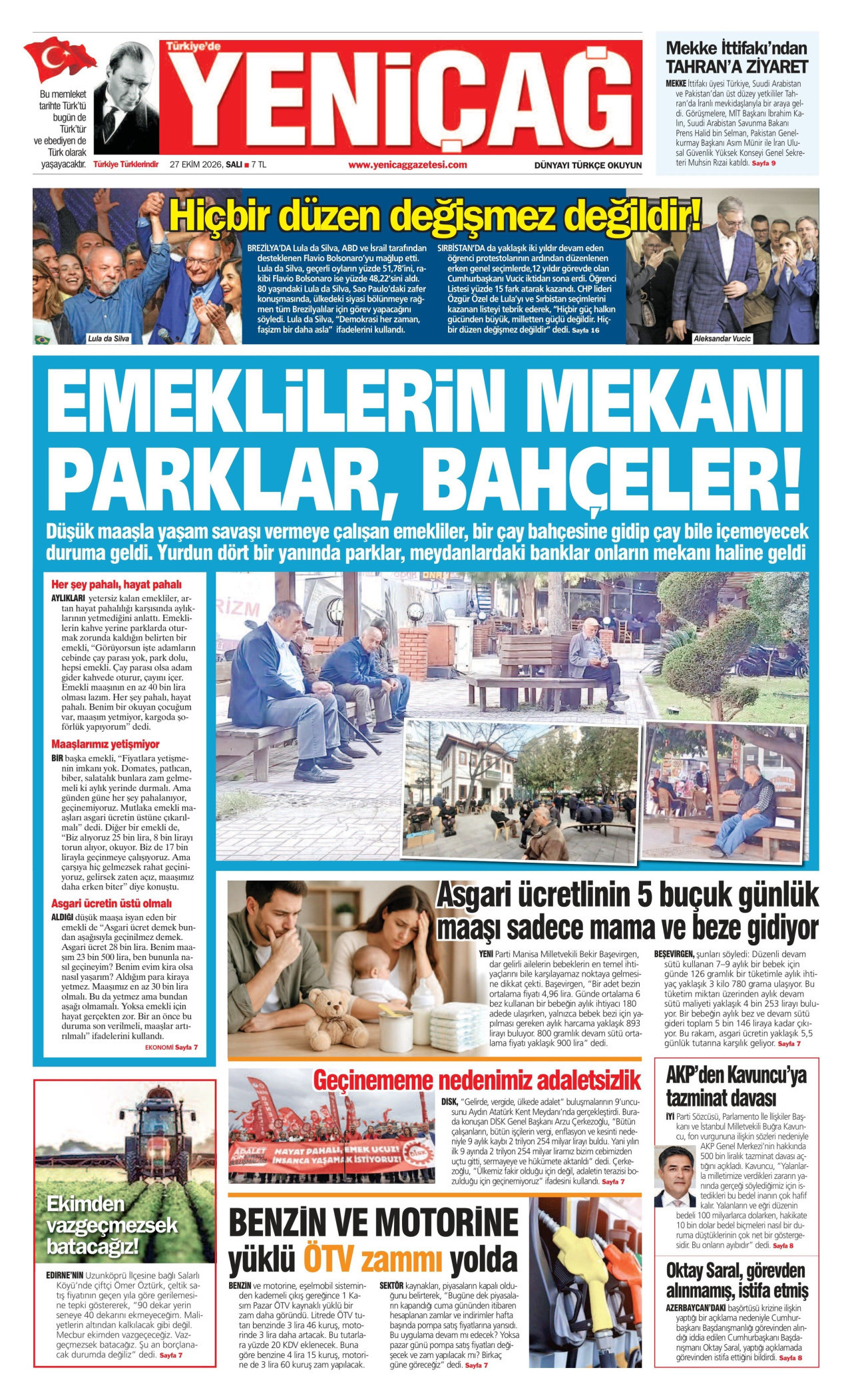 Gazeteler bugün ne yazdı? (27 Ekim) - 2. fotoğraf