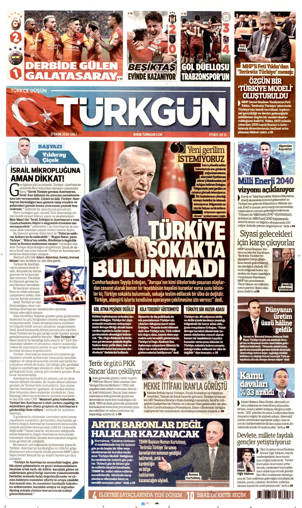 Gazeteler bugün ne yazdı? (27 Ekim) - 11. fotoğraf