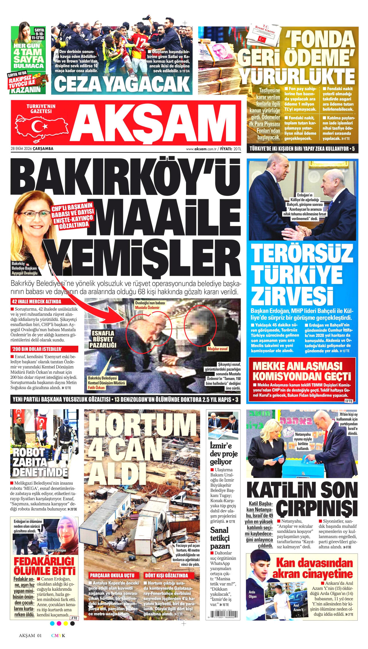 Gazeteler bugün ne yazdı? (28 Ekim) - 7. fotoğraf