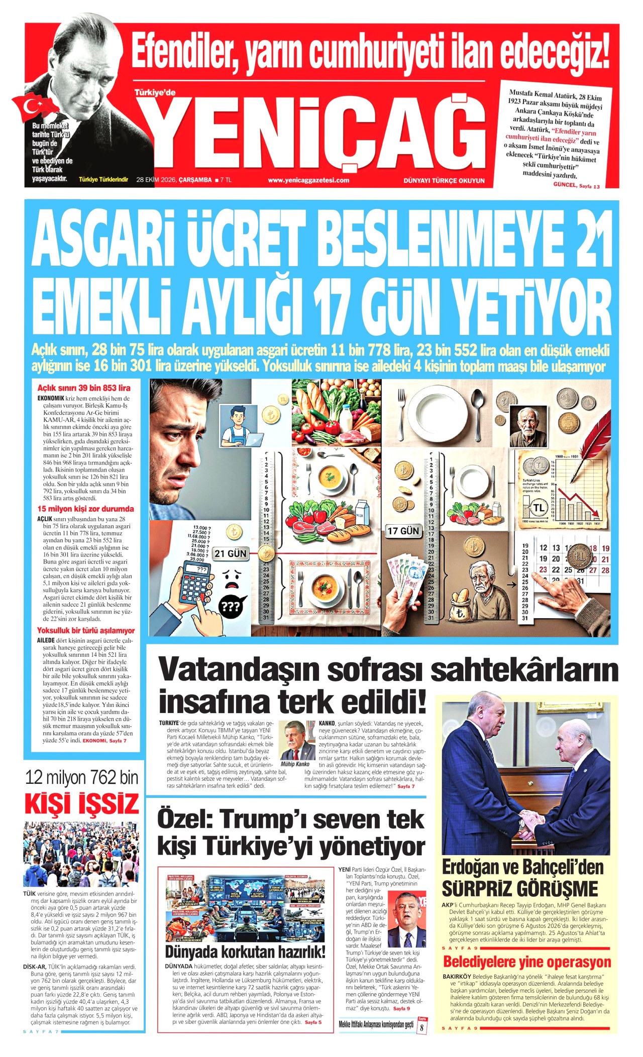 Gazeteler bugün ne yazdı? (28 Ekim) - 3. fotoğraf