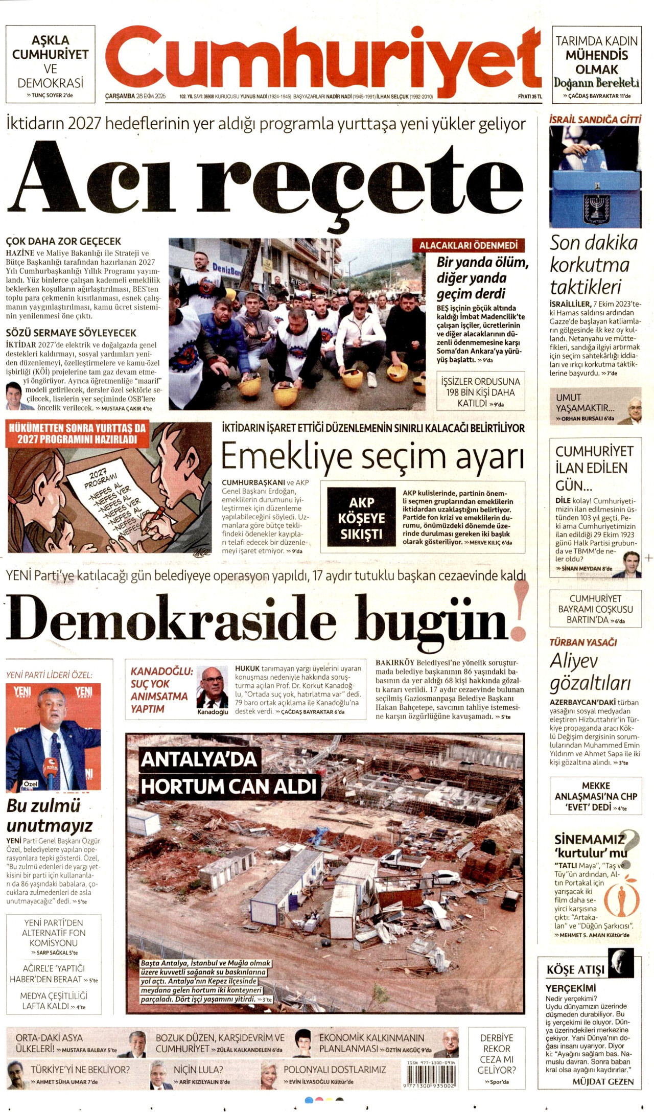 Gazeteler bugün ne yazdı? (28 Ekim) - 11. fotoğraf