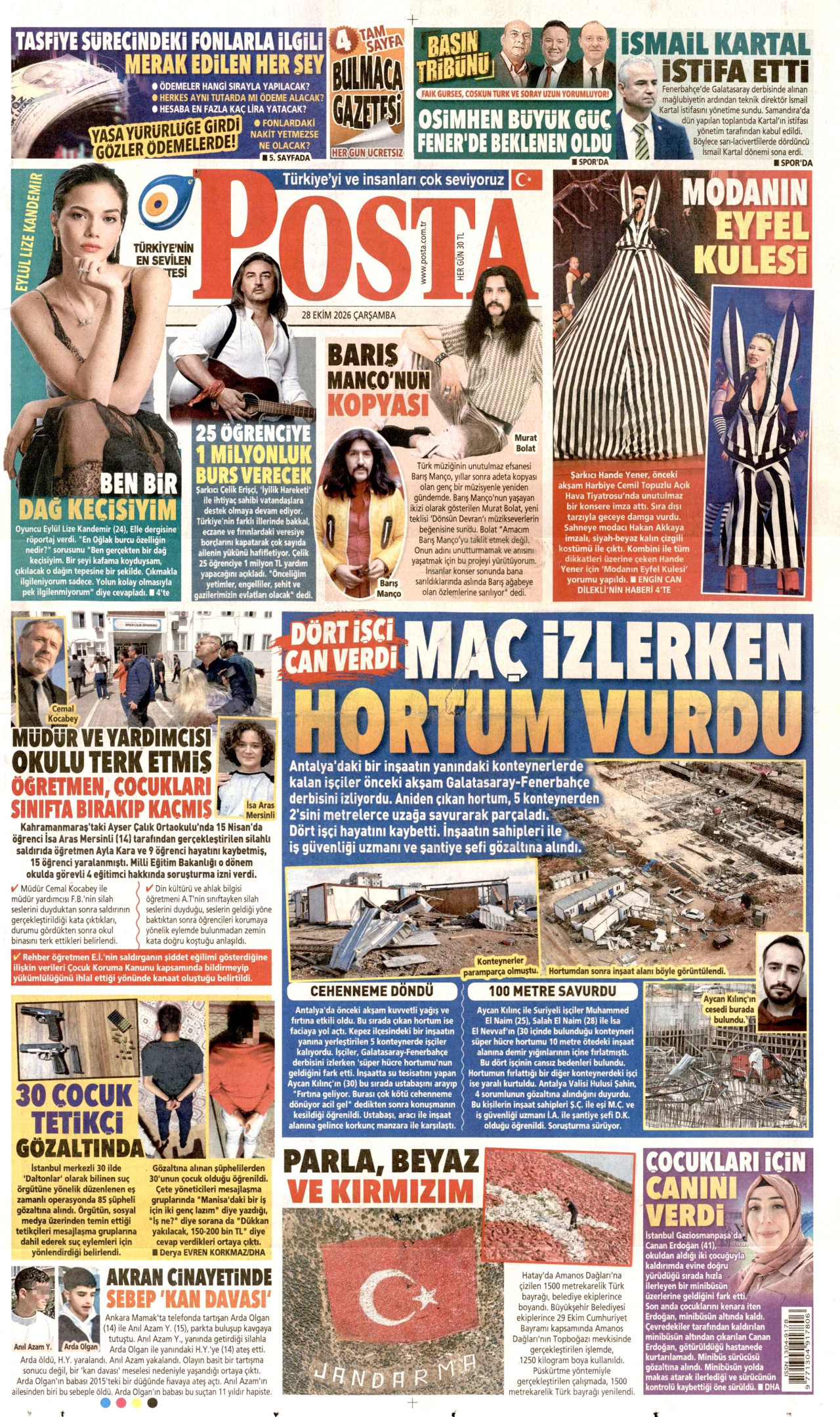 Gazeteler bugün ne yazdı? (28 Ekim) - 8. fotoğraf