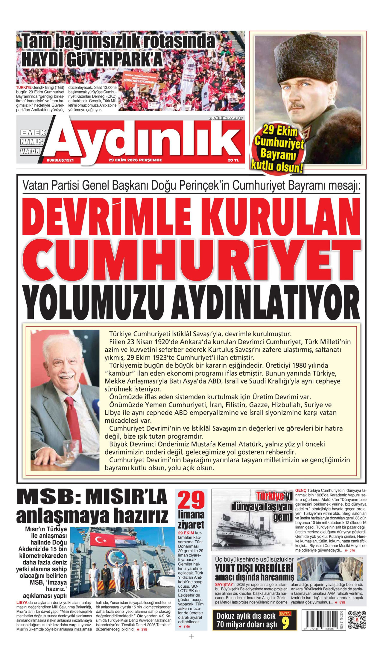 Gazeteler bugün ne yazdı? (29 Ekim) - 5. fotoğraf