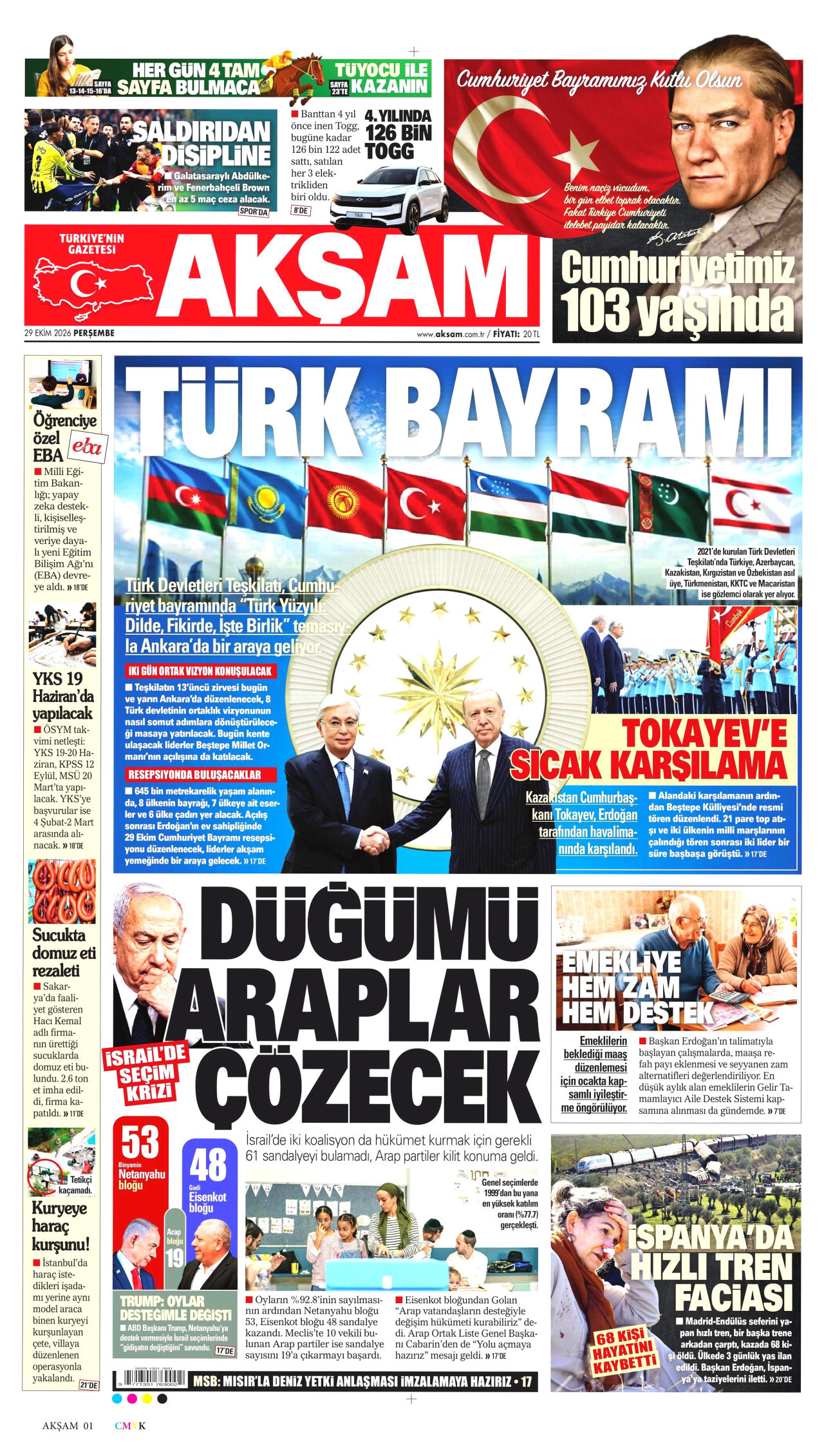Gazeteler bugün ne yazdı? (29 Ekim) - 8. fotoğraf
