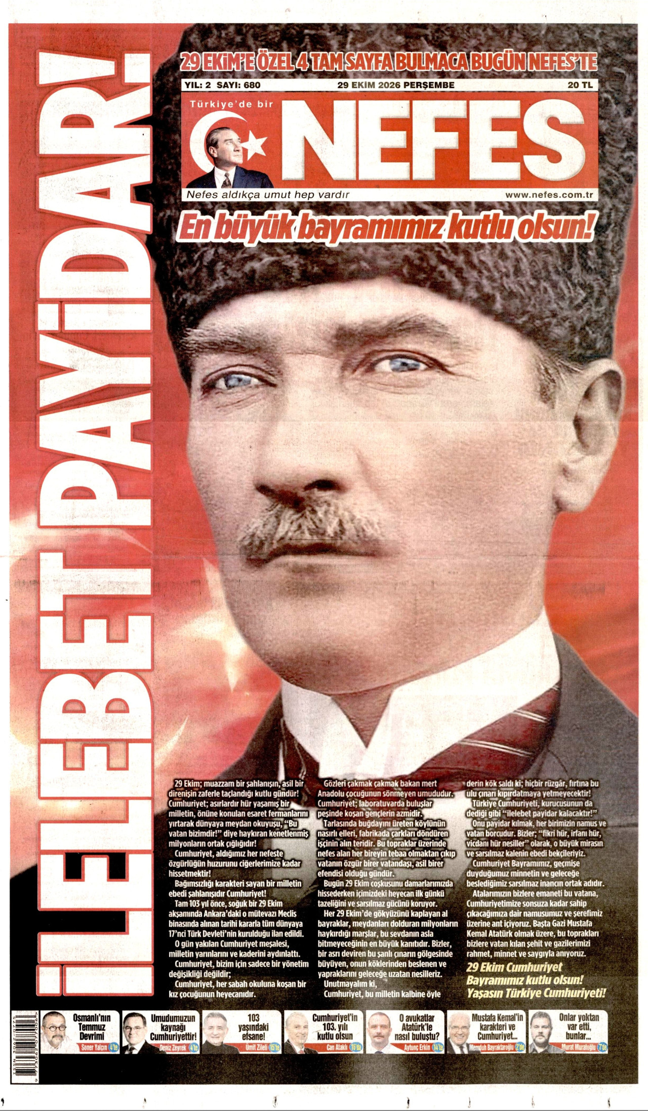 Gazeteler bugün ne yazdı? (29 Ekim) - 3. fotoğraf