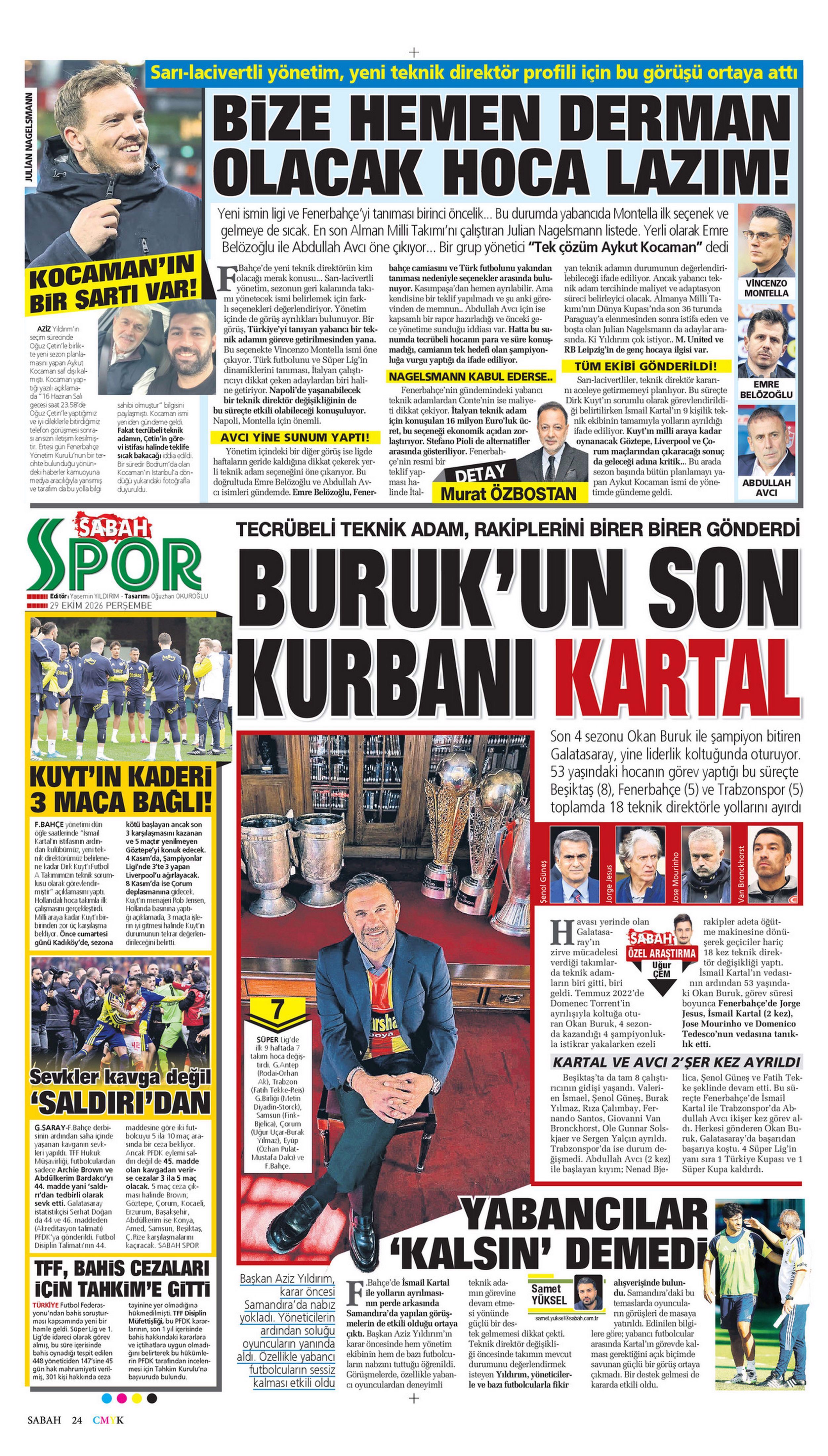 Kocaman geliyor | Spor manşetleri  - 4. fotoğraf