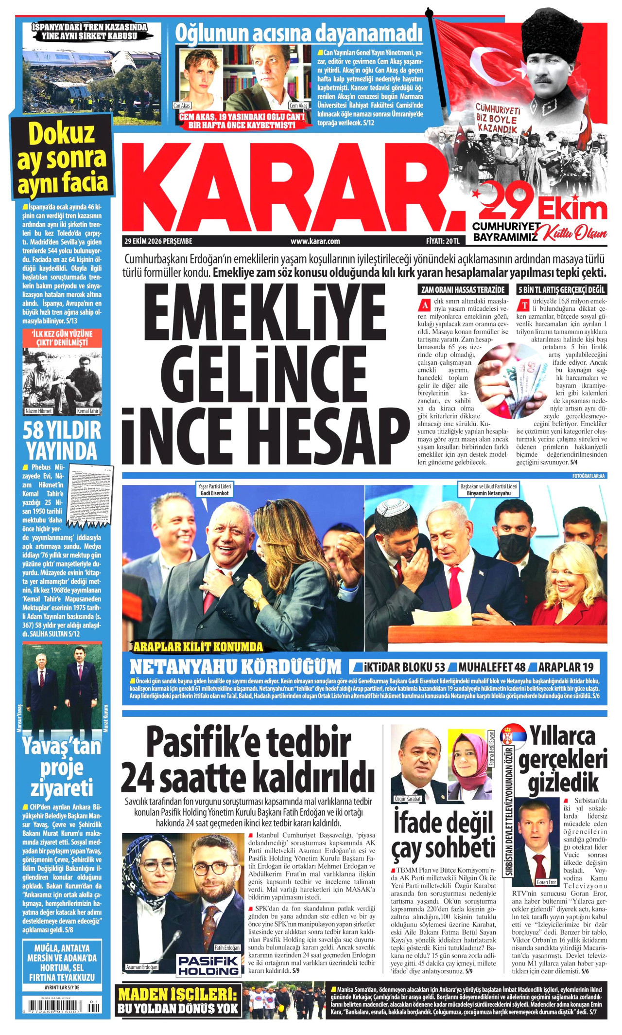 Gazeteler bugün ne yazdı? (29 Ekim) - 10. fotoğraf