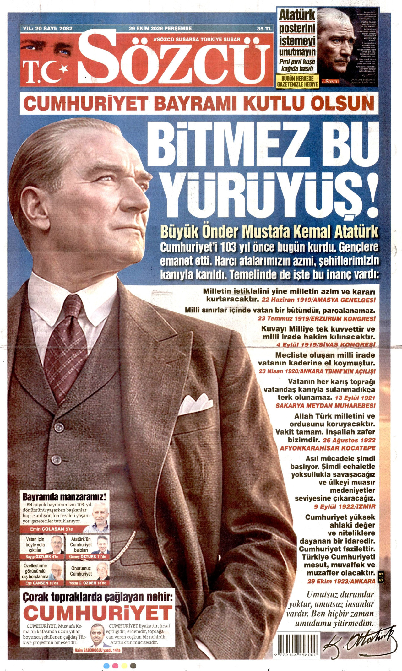 Gazeteler bugün ne yazdı? (29 Ekim) - 4. fotoğraf