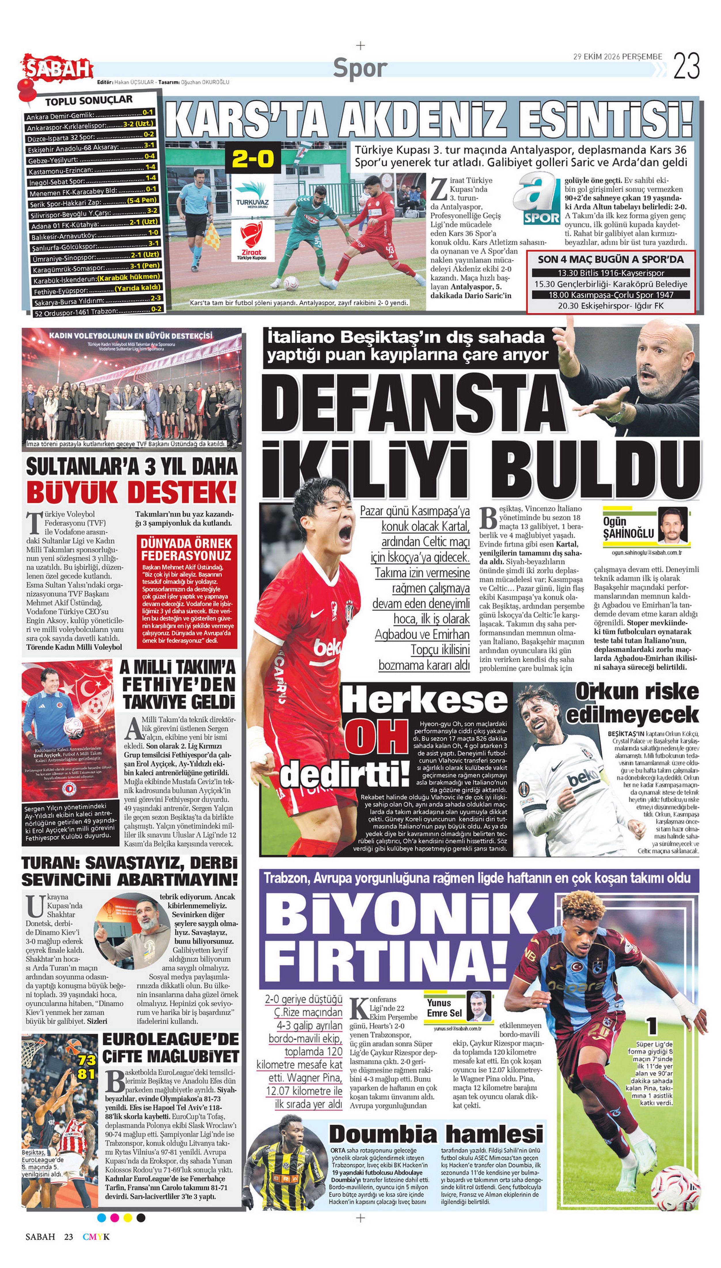 Kocaman geliyor | Spor manşetleri  - 5. fotoğraf