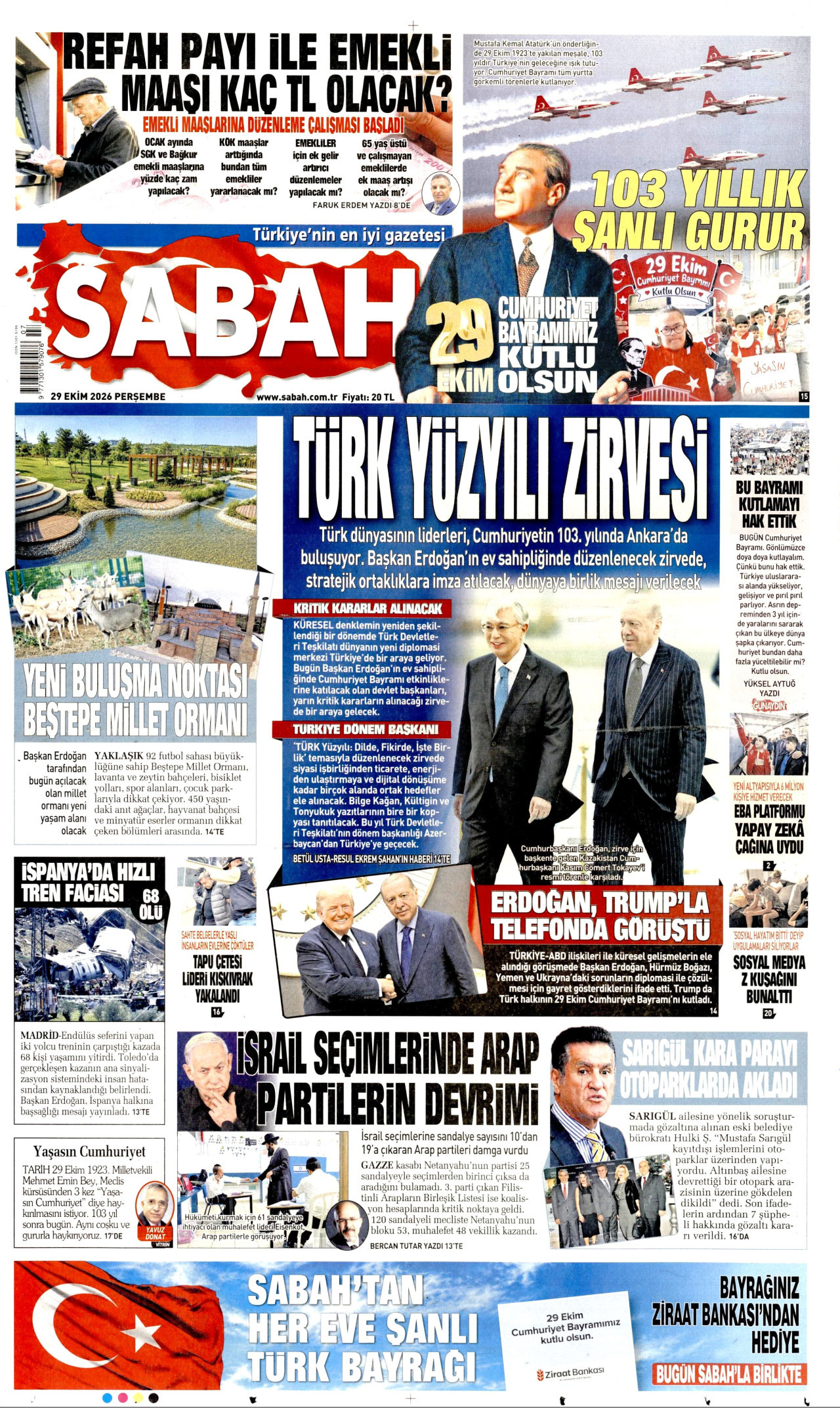 Gazeteler bugün ne yazdı? (29 Ekim) - 2. fotoğraf