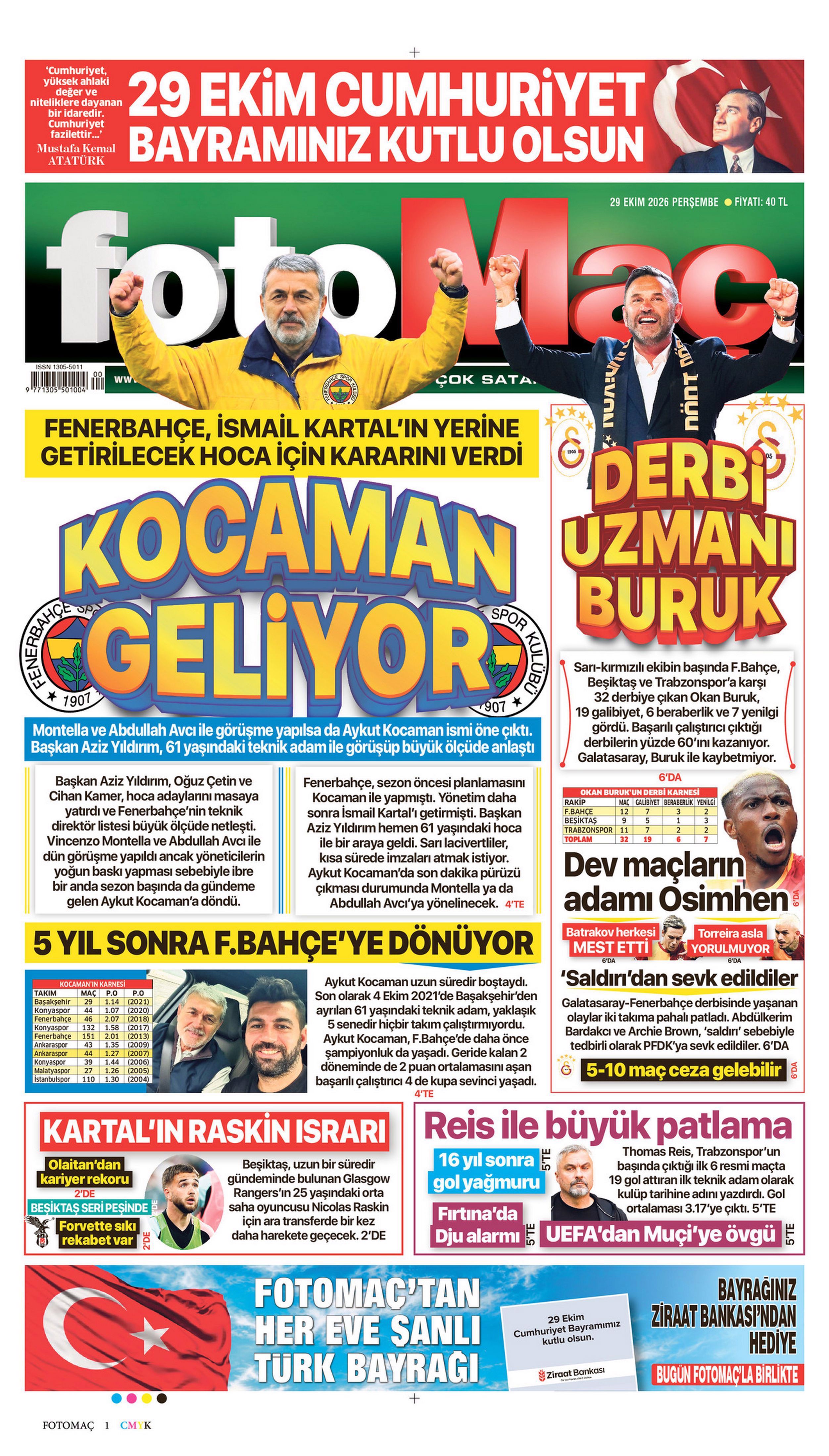 Kocaman geliyor | Spor manşetleri  - 14. fotoğraf