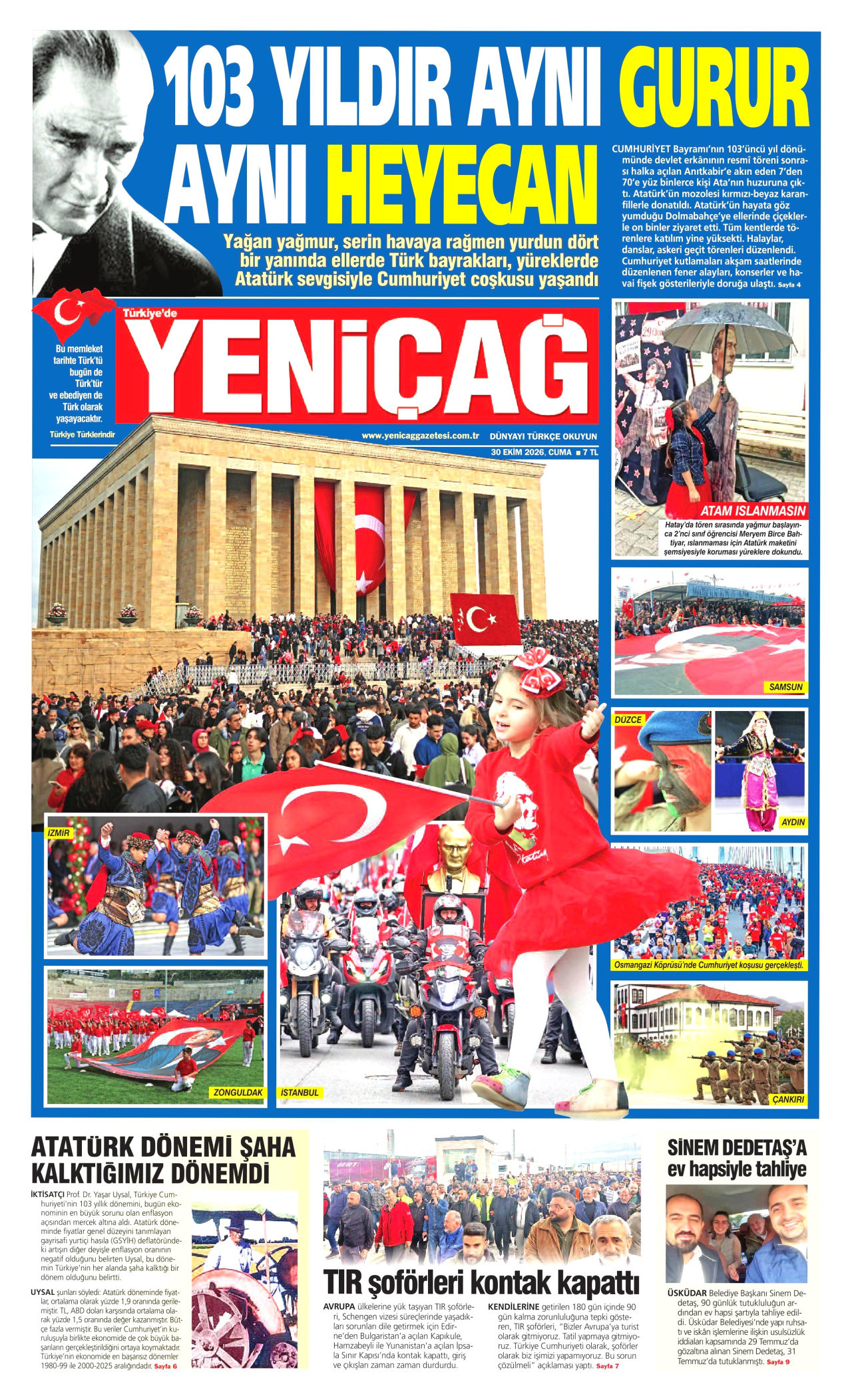 Gazeteler bugün ne yazdı? (30 Ekim) - 7. fotoğraf