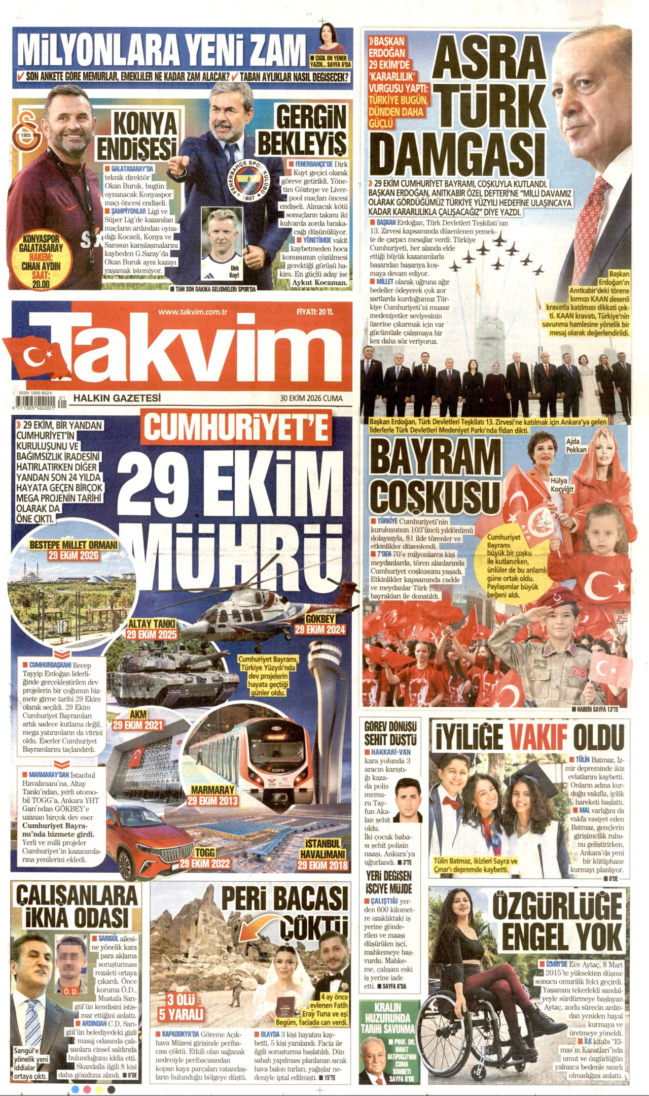Gazeteler bugün ne yazdı? (30 Ekim) - 9. fotoğraf