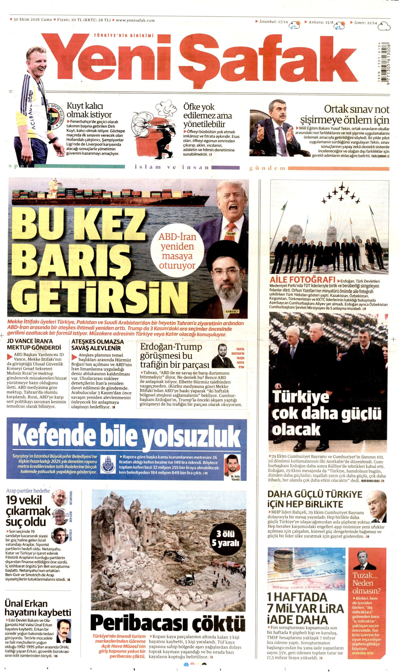 Gazeteler bugün ne yazdı? (30 Ekim) - 6. fotoğraf