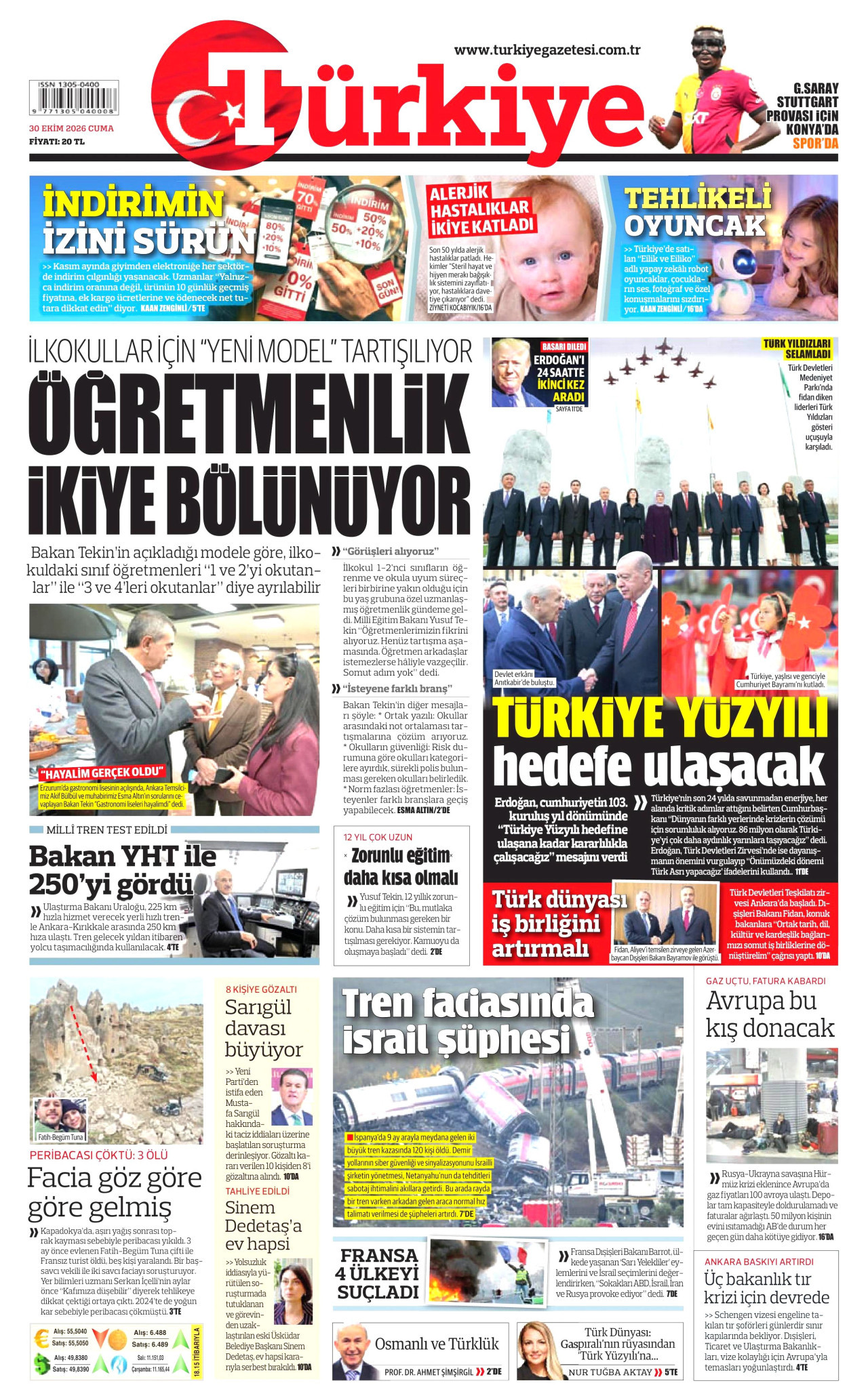 Gazeteler bugün ne yazdı? (30 Ekim) - 4. fotoğraf