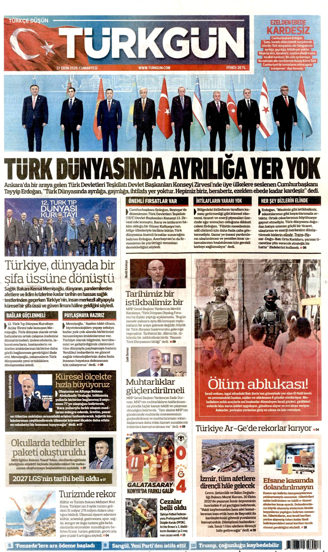Gazeteler bugün ne yazdı? (31 Ekim) - 5. fotoğraf