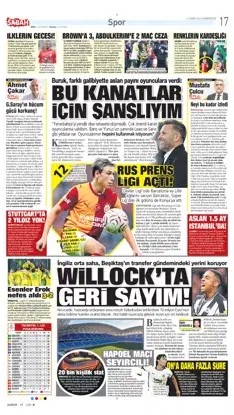 Rota yeniden Aykut Kocaman! Spor basını bugün ne yazdı? (31 Ekim) - 1. fotoğraf