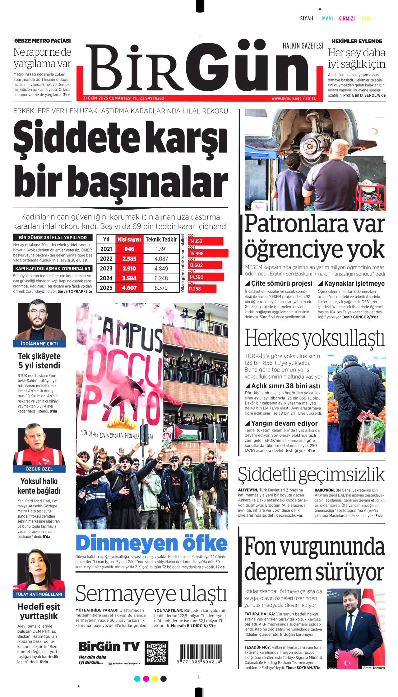 Gazeteler bugün ne yazdı? (31 Ekim) - 1. fotoğraf