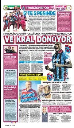 Rota yeniden Aykut Kocaman! Spor basını bugün ne yazdı? (31 Ekim) - 4. fotoğraf