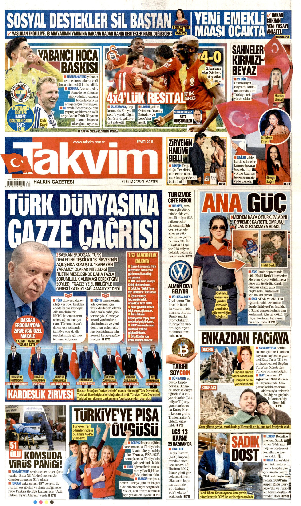 Gazeteler bugün ne yazdı? (31 Ekim) - 8. fotoğraf