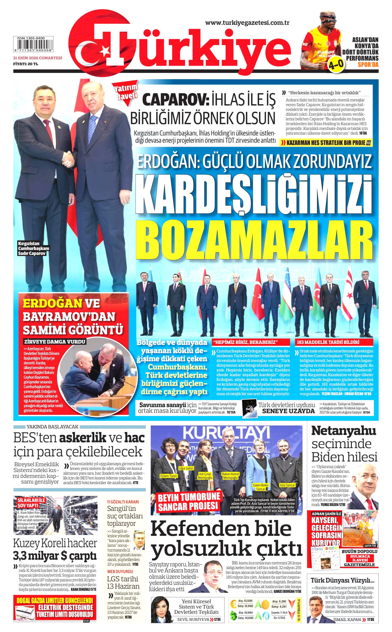 Gazeteler bugün ne yazdı? (31 Ekim) - 4. fotoğraf