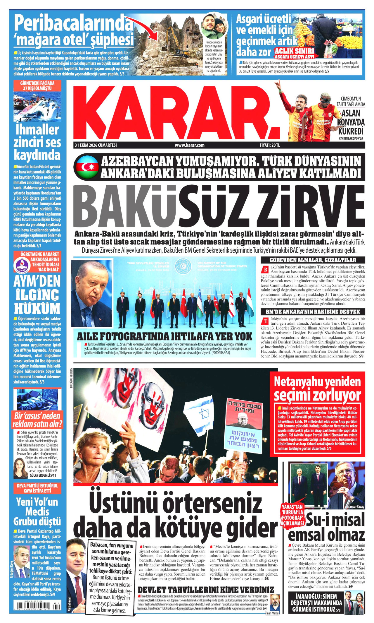 Gazeteler bugün ne yazdı? (31 Ekim) - 7. fotoğraf