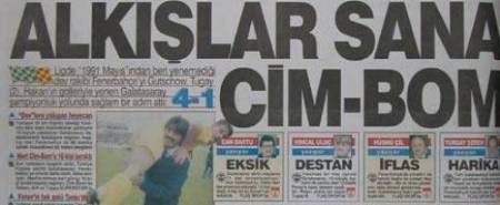 Gazete Manşetleri ile Derbi Tarihi (Fenerbahçe - Galatasaray) - 16. fotoğraf