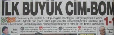 Gazete Manşetleri ile Derbi Tarihi (Fenerbahçe - Galatasaray) - 13. fotoğraf